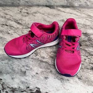 New Balance Girls' Running Shoe, EXHUBERANT Pink/Prism size 13.5